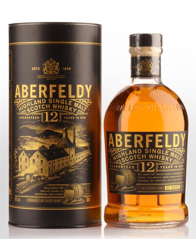 Aberfeldy single malt scotch whiskey 700ml