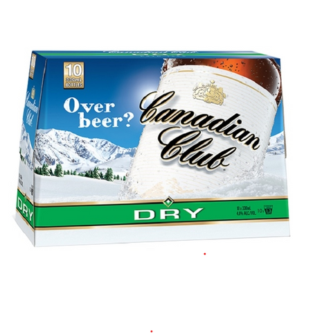 Canadian club dry 10pk Btls