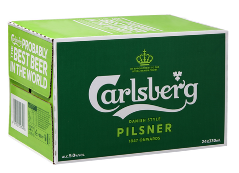 Carlsberg 24x330ml Bottles