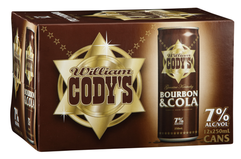 Codys 7% 12x250ml Cans