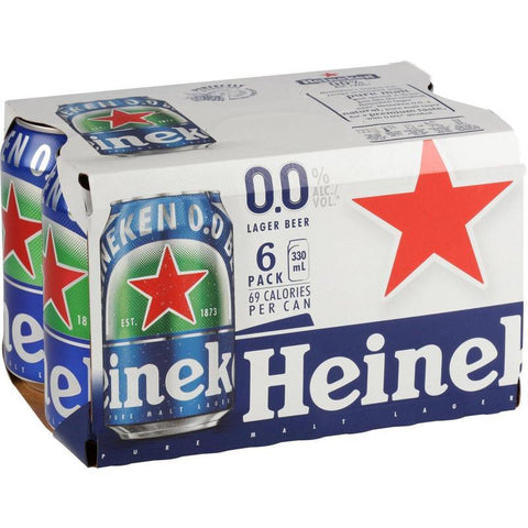 Heineken 0.0% 6x330ml Cans