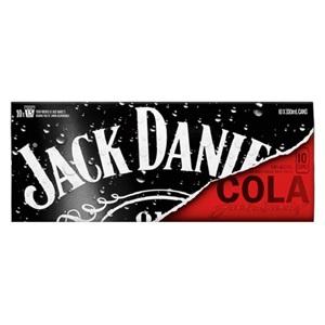 Jack Daniel Cola10pk can