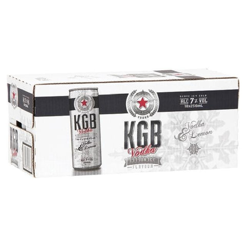 KGB lemon 18PK CAN