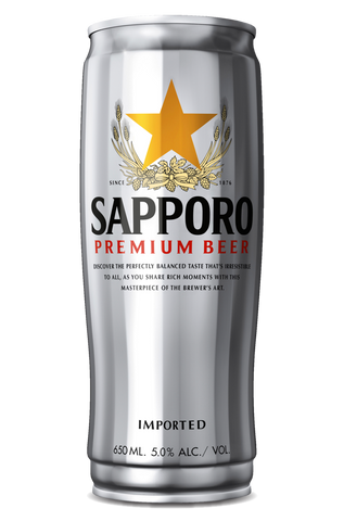 Sapporo 650ml Can