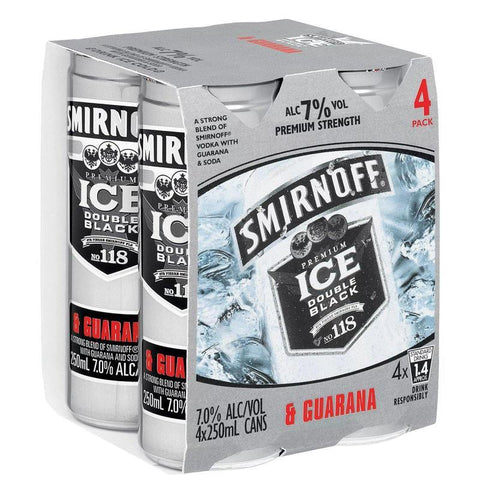 Smirnoff Guarana 4x250ml Cans