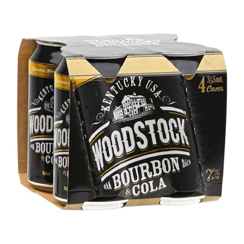 Woodstocks 7% 4pk Cans