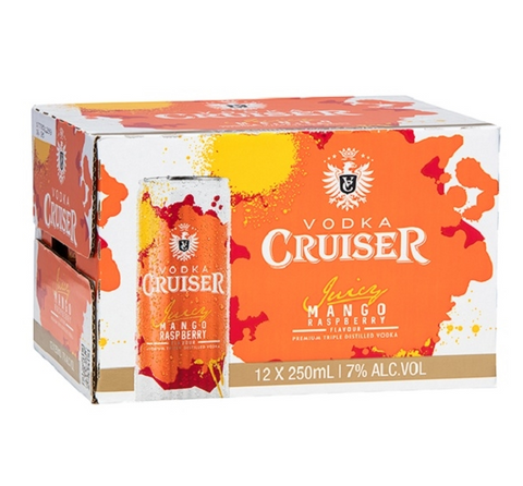 CRUISER Mango Raspberry 12pk cans