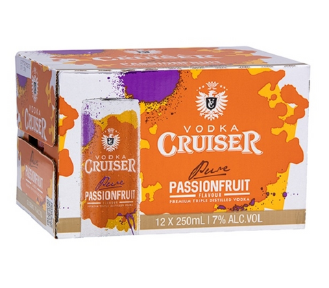 CRUISER Passionfruit 12pk cans