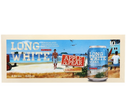 Longwhite Apple & Pear 10pk Cans